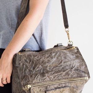 New Givenchy ‘Medium Pepe Pandora' Leather Satchel